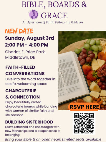 Bible, Boards &amp; Grace: A Refreshing Afternoon of Faith, Fellowship &amp; Flavor