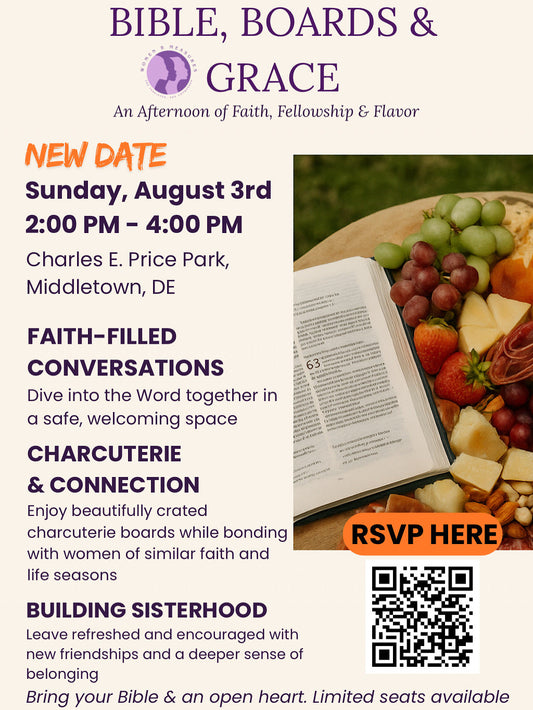 Bible, Boards &amp; Grace: A Refreshing Afternoon of Faith, Fellowship &amp; Flavor