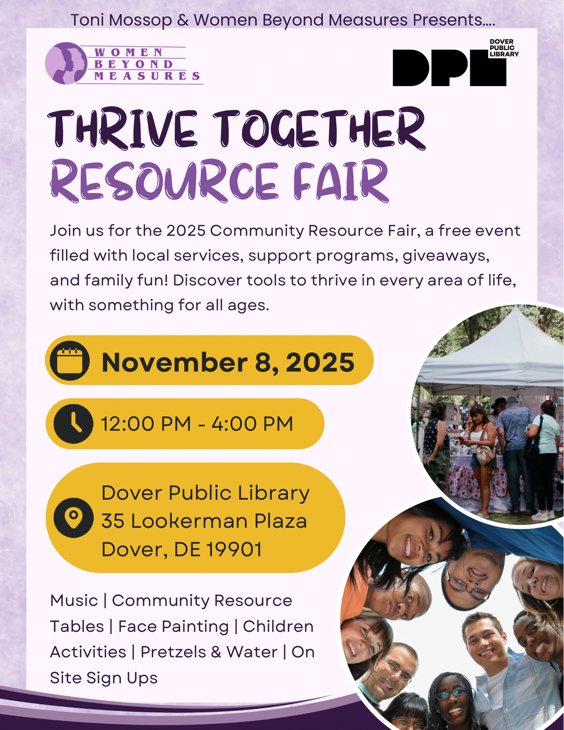 Dover Delaware Thrive Together Resource Fair