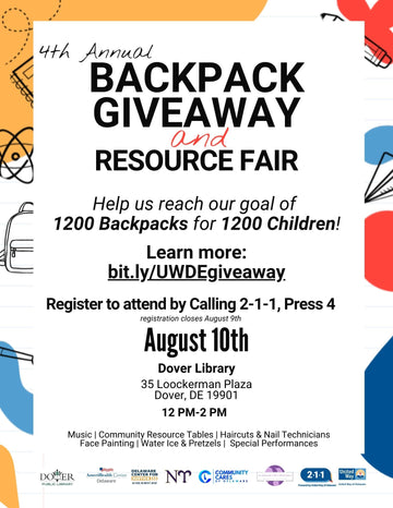 Dover Delaware Backpack Drive