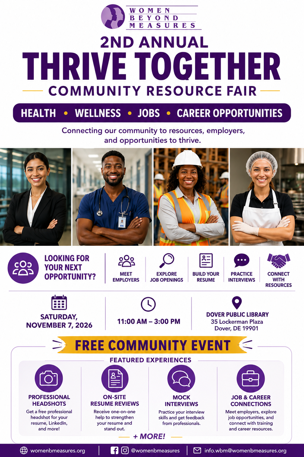 2nd AnnualThrive Together Community Resource Fair: Where Wellness Meets Workforce Empowerment