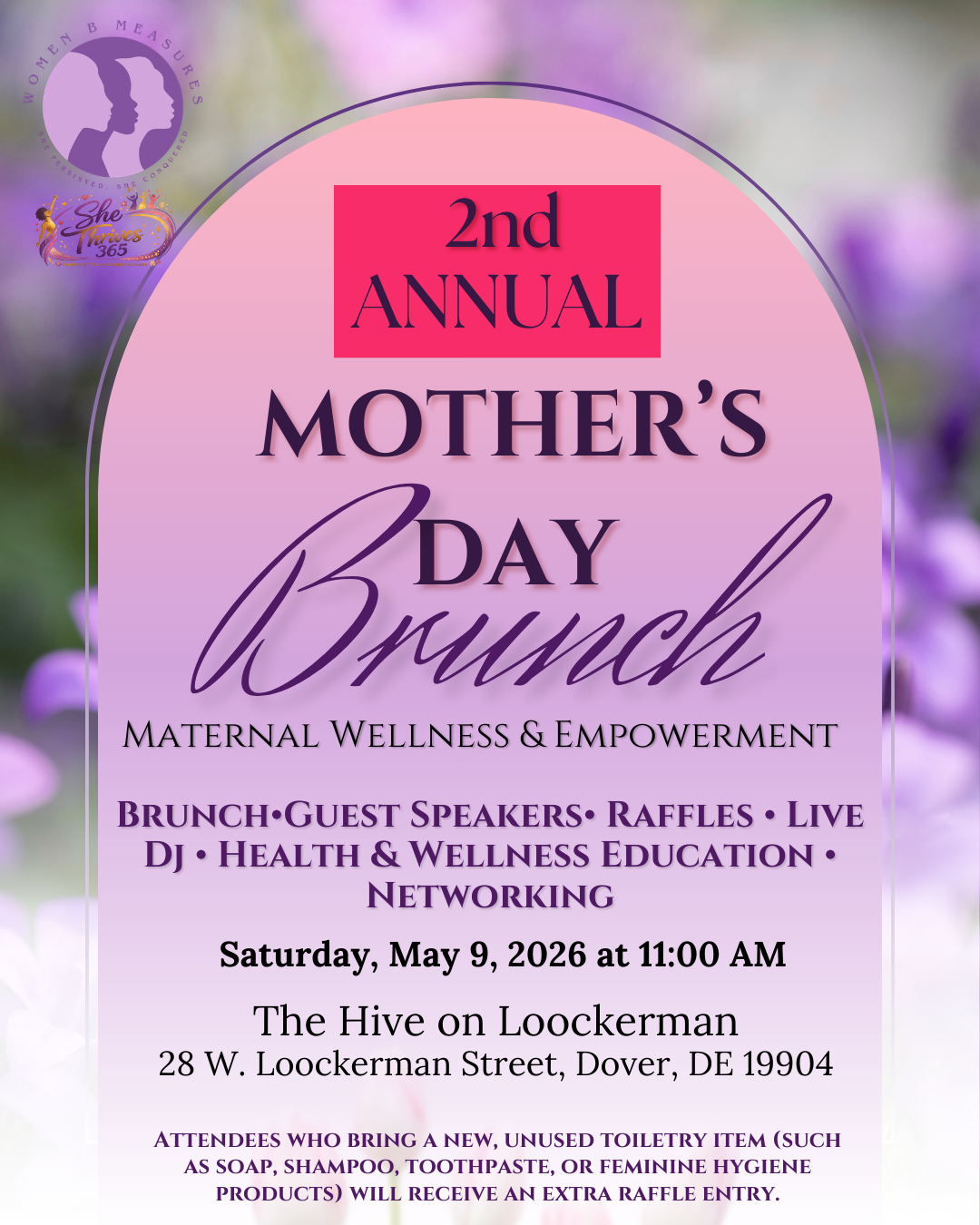 2nd Annual Mother's Day Maternal Wellness & Empowerment Brunch